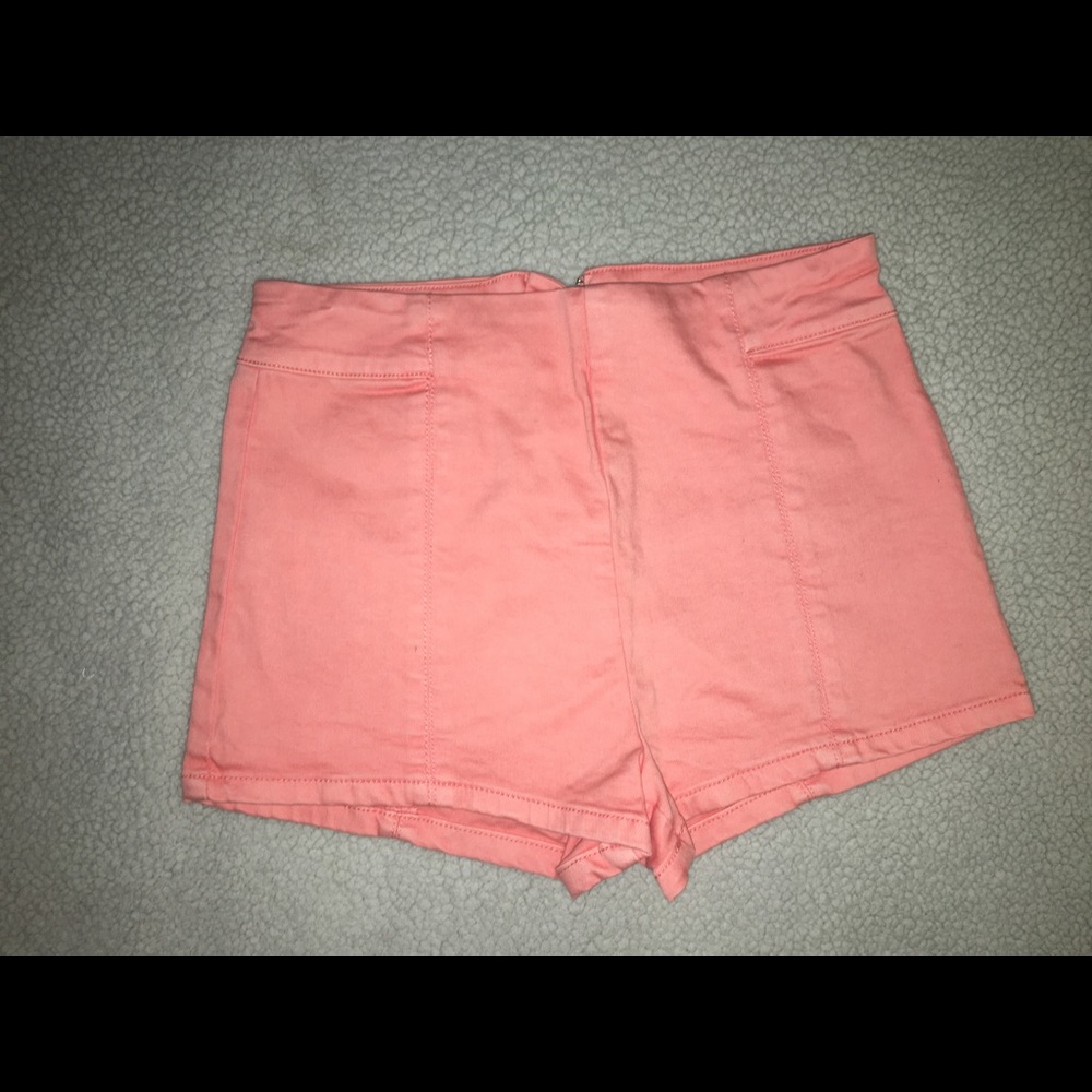Salmon colored shorts