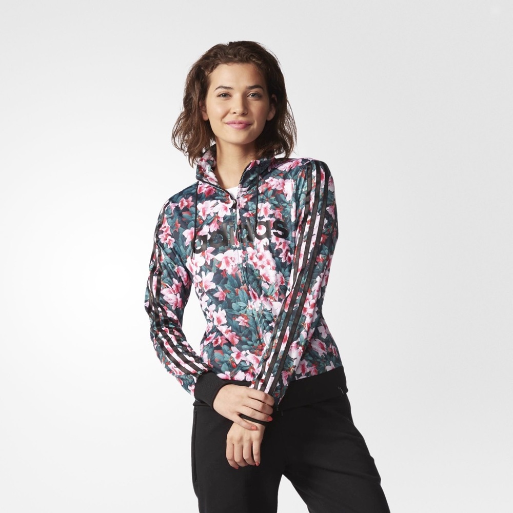 🌸Adidas NEO Floral Track Jacket