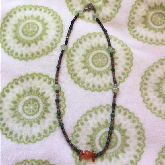 Genuine gemstone handmade necklace by Hiney.