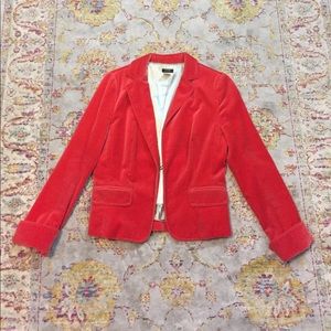 Beautiful red velvet J. Crew blazer size 10 😍