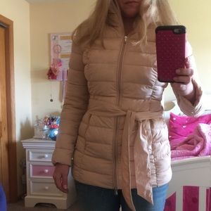 Dusty rose colored guess jacket