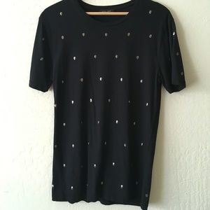 Zara skull tshirt