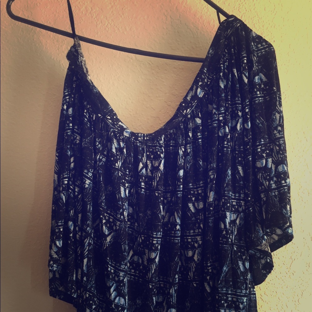 Free People one shoulder blouse NWOT