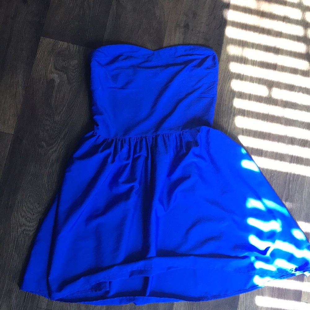 Royal blue dress
