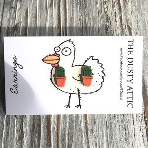 Cactus 🌵 Stud Post Earrings
