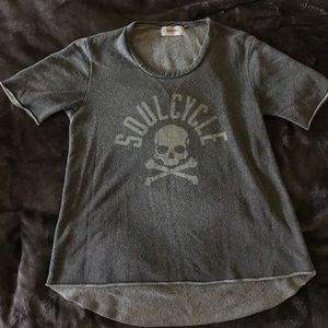 Soul Cycle short sleeve sweatshirt