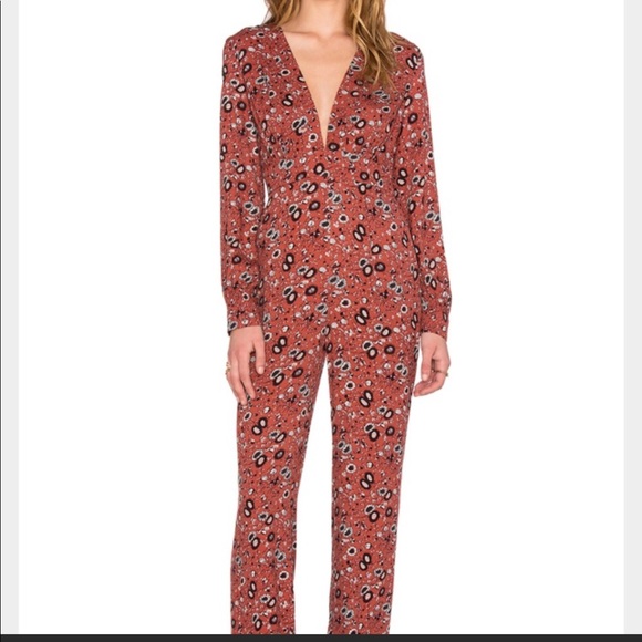 Free people rust jumpsuit - Picture 2 of 4