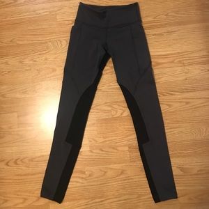 lululemon color block speed tights