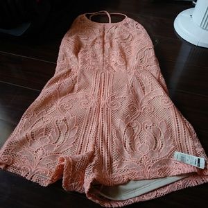 Peach romper