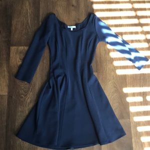 Navy long sleeve dress