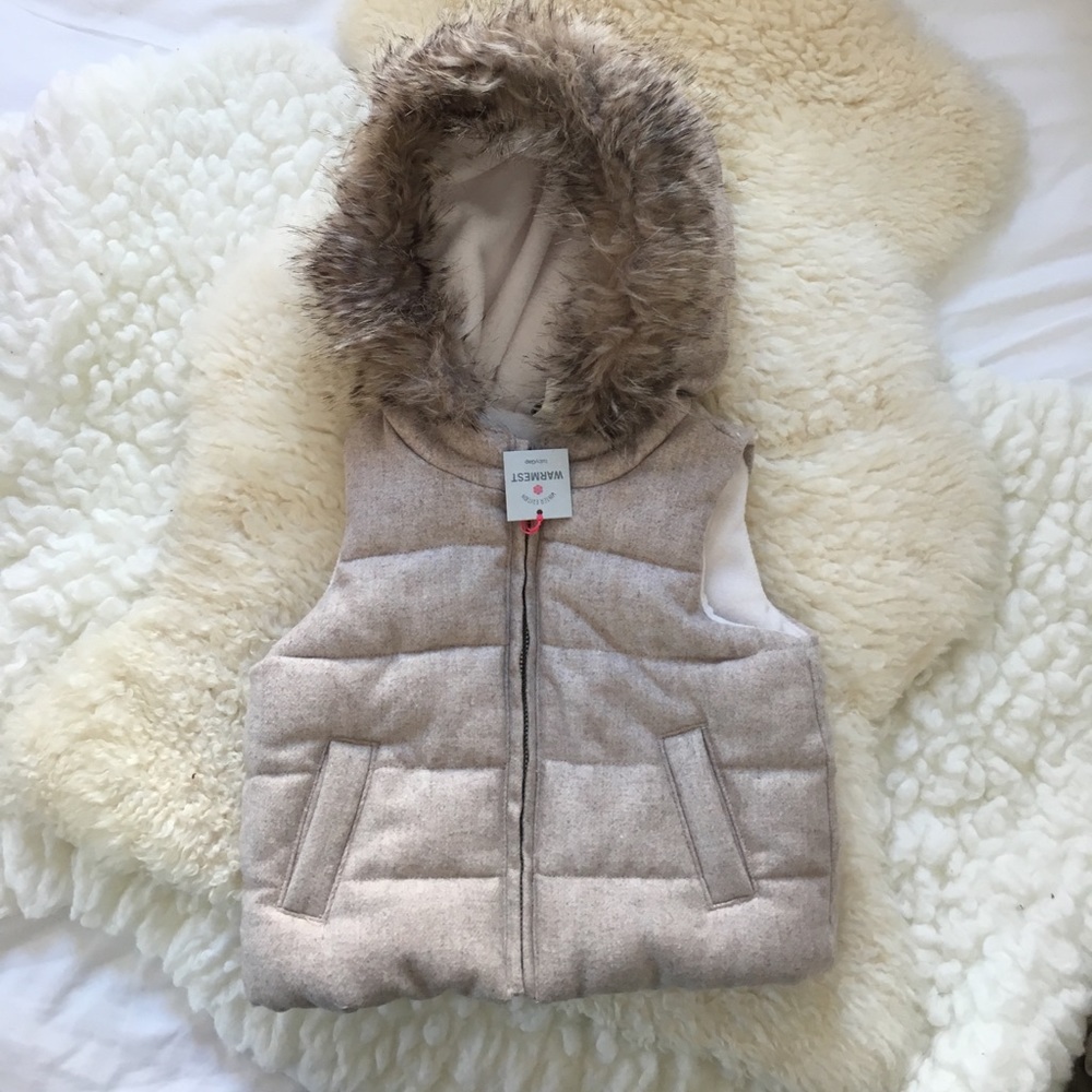 Gap baby extra warm vest with hood