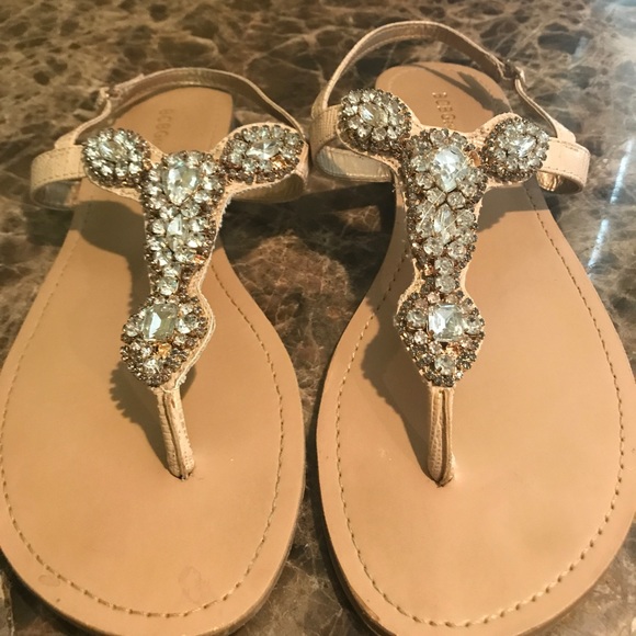 bcbgeneration jeweled sandals