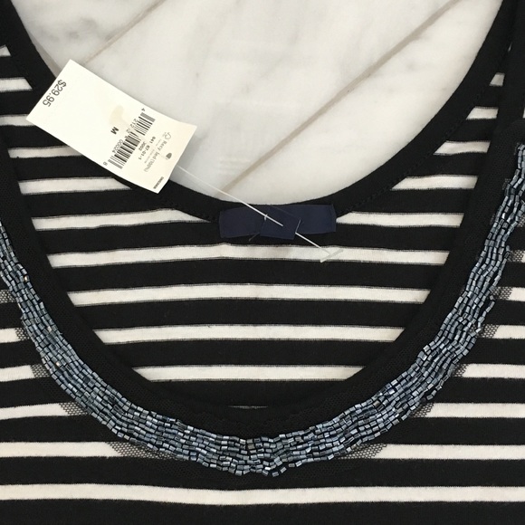 GAP Navy stripe tank sequence neck New with tag - Picture 4 of 5