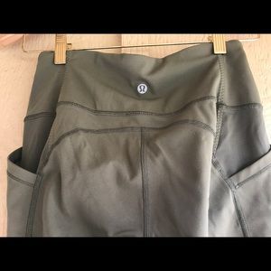 Lululemon All the Right Places pant, Army green