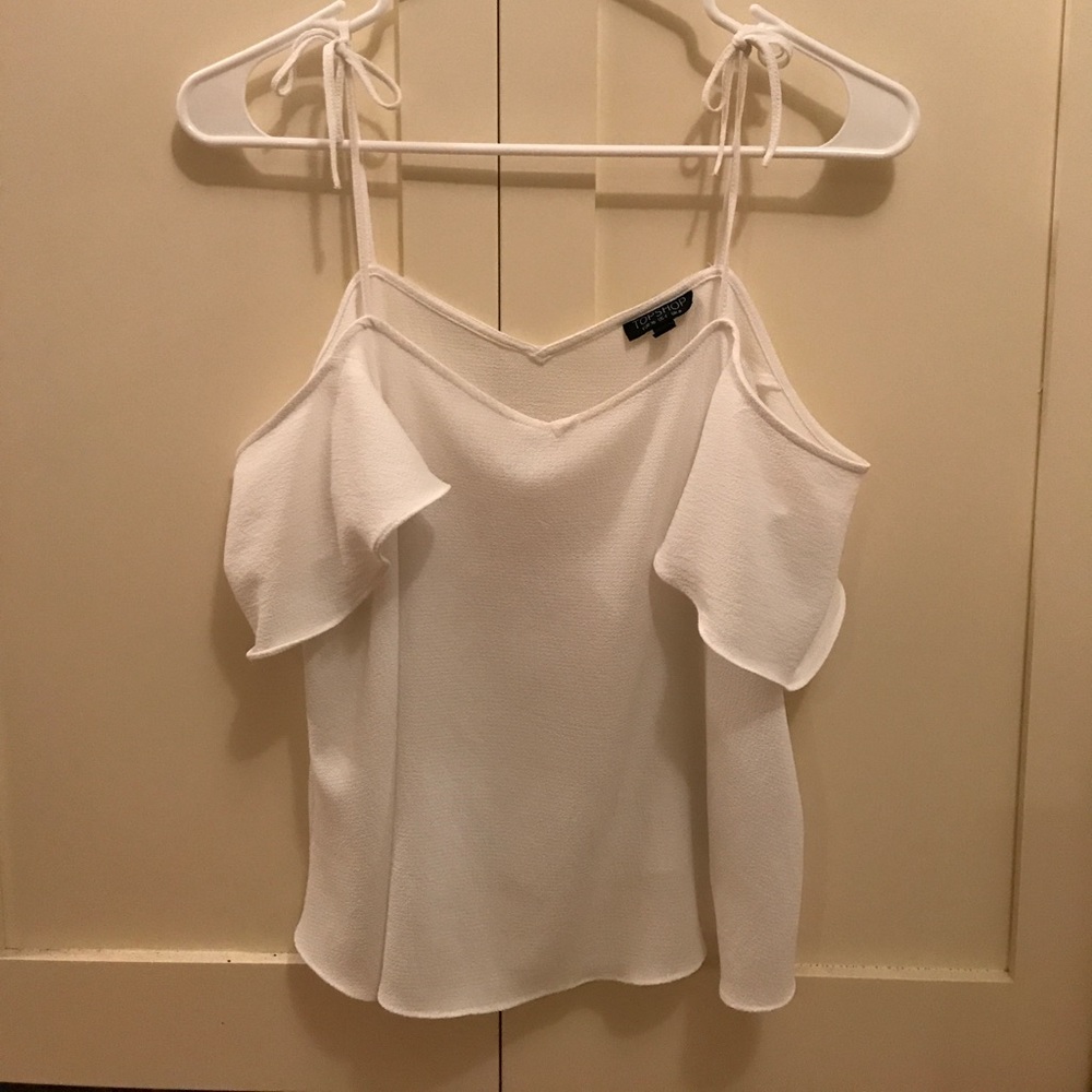 White off the shoulder top