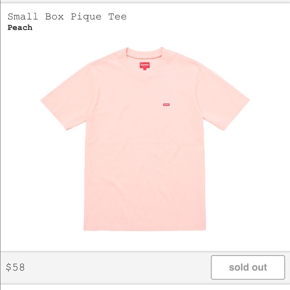 Supreme | Small Box Pique Tee |