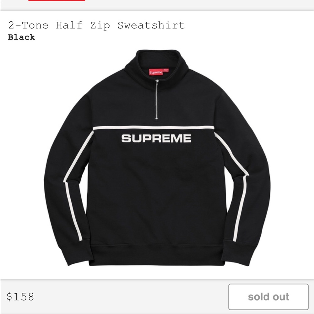 2-Tone Half Zip