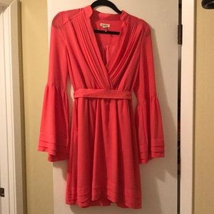 Pink Long Sleeve Dress