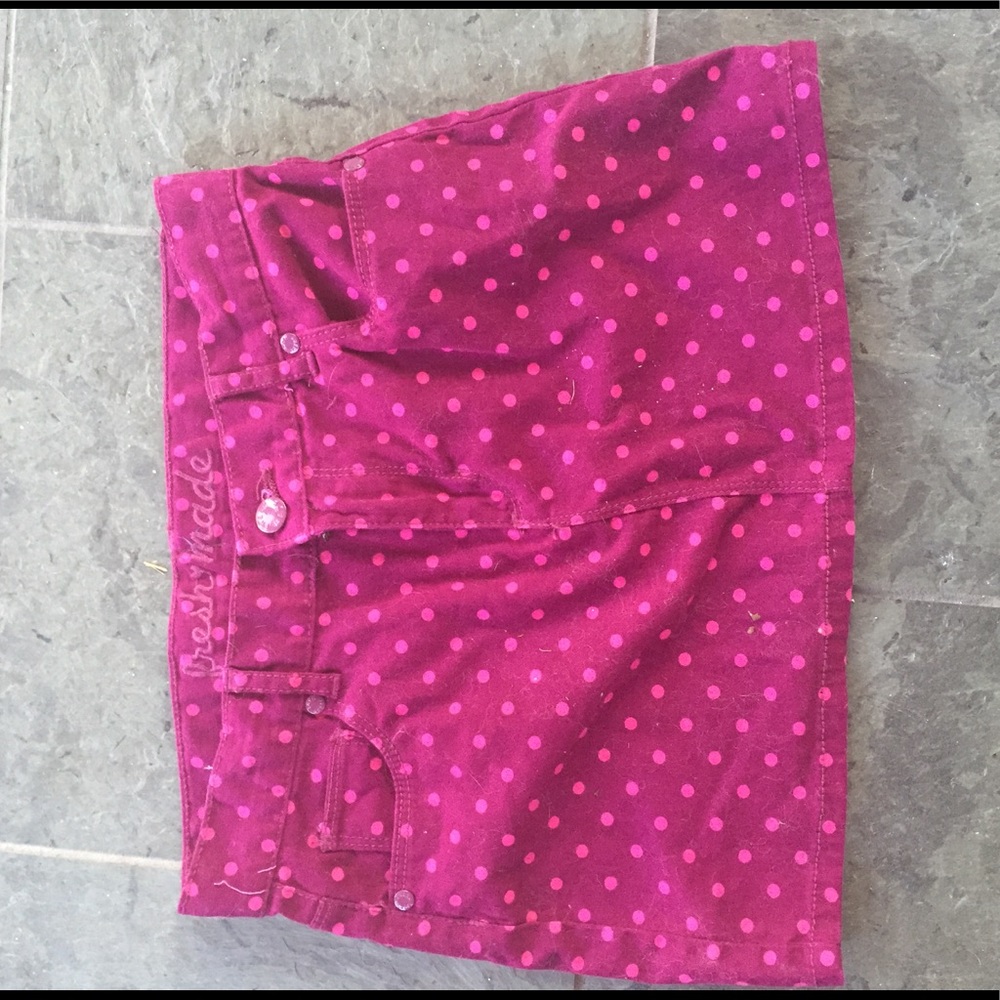 Cute Kids Polka Dot Skirt