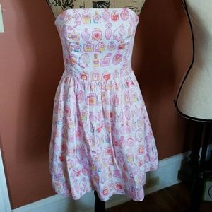 Lilly Pulitzer strapless dress