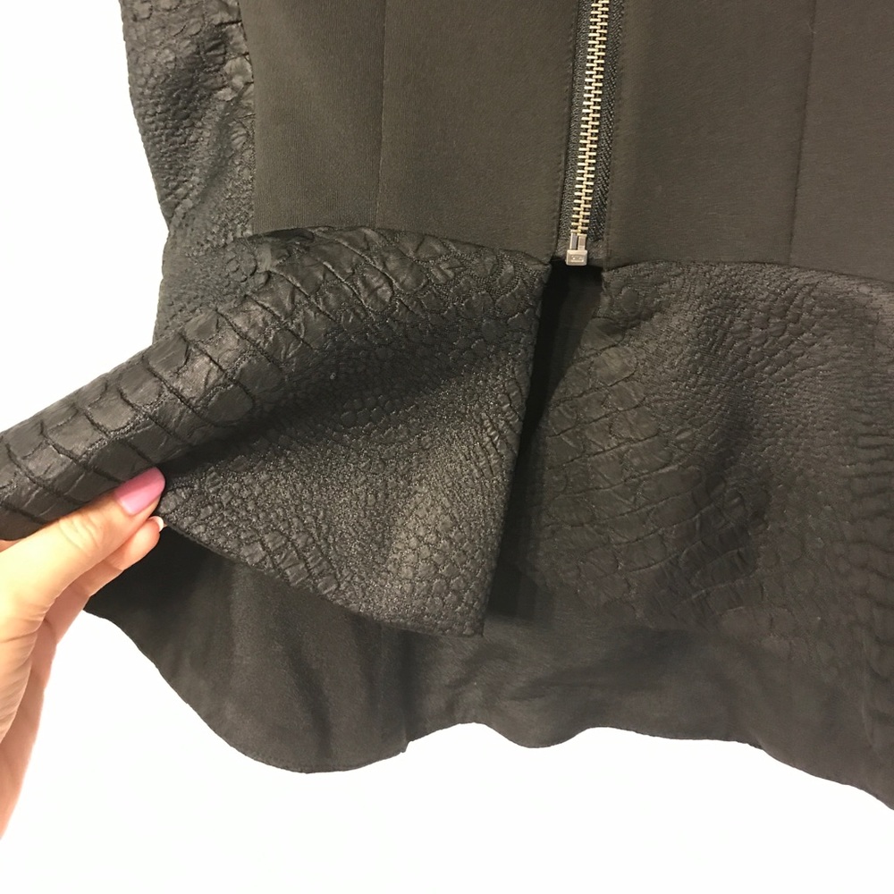 Walter Baker Black peplum top