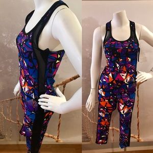 Purple multicolor workout set s/m