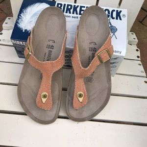 Women's Birkenstock Gizeh Sandals Orange Size 42