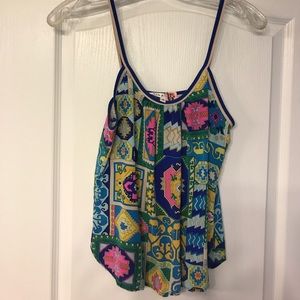 Trina Turk Multi Color Tank Top