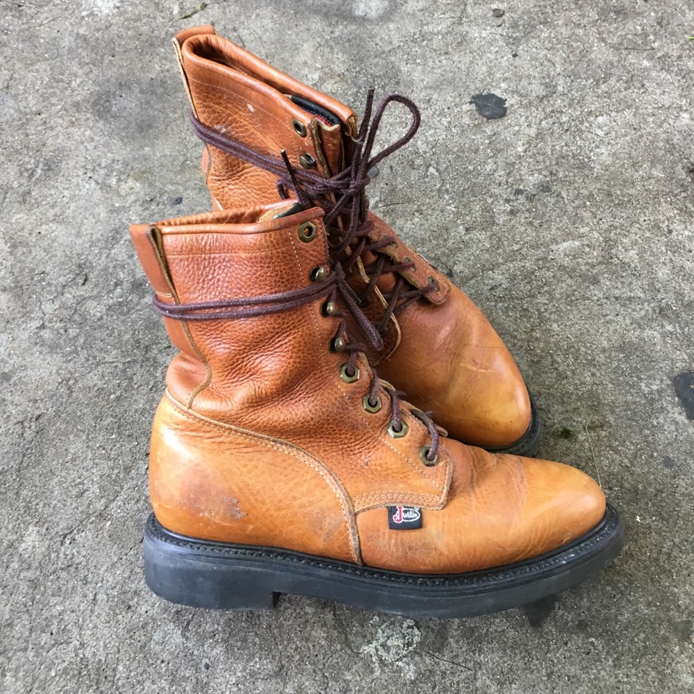 EXTREMELY COMFORTABLE Vintage Justin Workboots