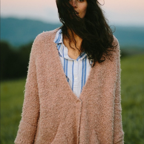 Cardigan donna a maglia cotone biologico