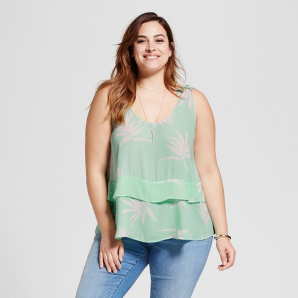 Ava & Viv Tops - LAST ONE 4X! AVA & VIV Teal Tie Shoulder blouse