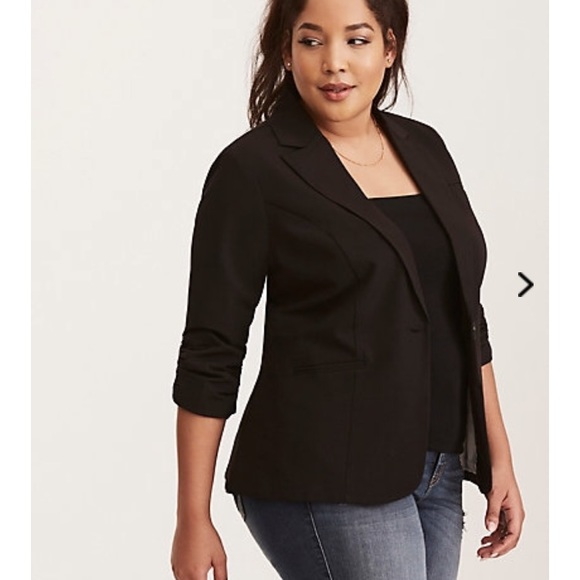 torrid black blazer