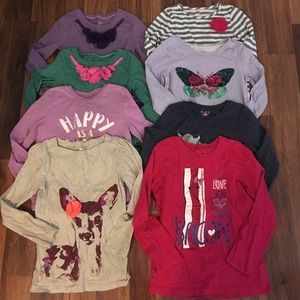 Girls Long Sleeve Shirts