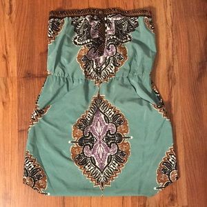Green Pattern Dress