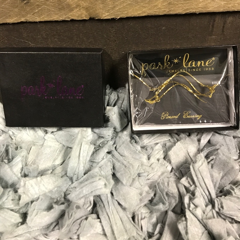 Park Lane dangle gold earrings