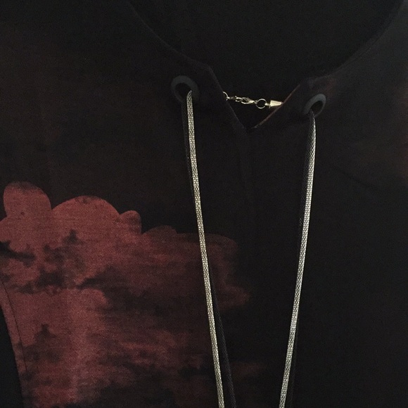 Black and pink long sleeve shirt/tunic - Picture 3 of 5