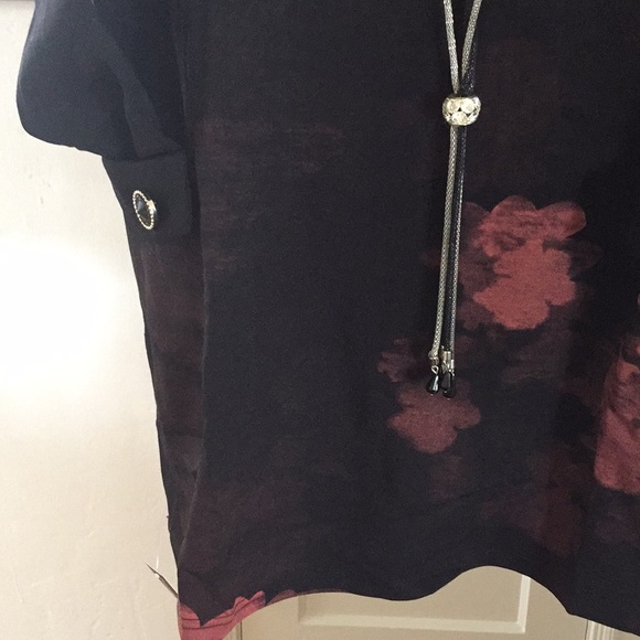 Black and pink long sleeve shirt/tunic - Picture 4 of 5