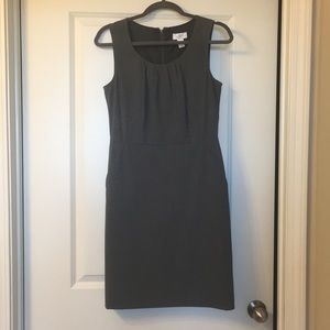 NWOT LOFT Gray Dress with Pockets