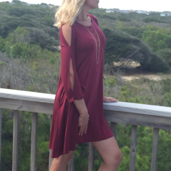 Last one! Open sleeve Pocket swing dress - Picture 3 of 6