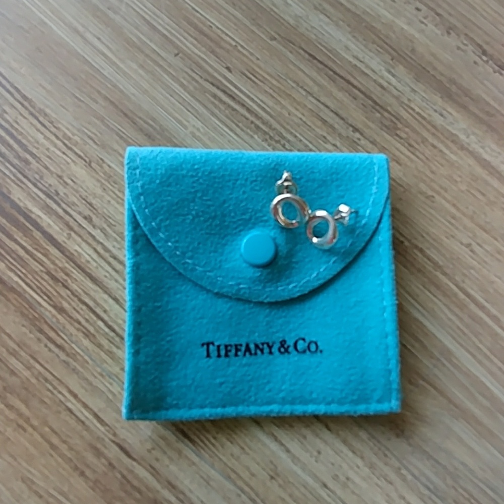 Tiffany & Co Silver "O" earrings