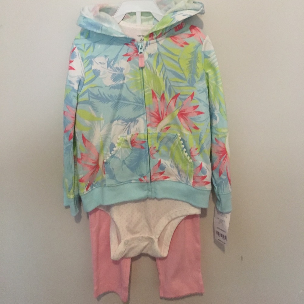 Carter's 3 piece  baby girl set