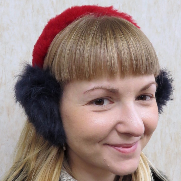 New England Knit Hat with Fox Fur Pom main image 4