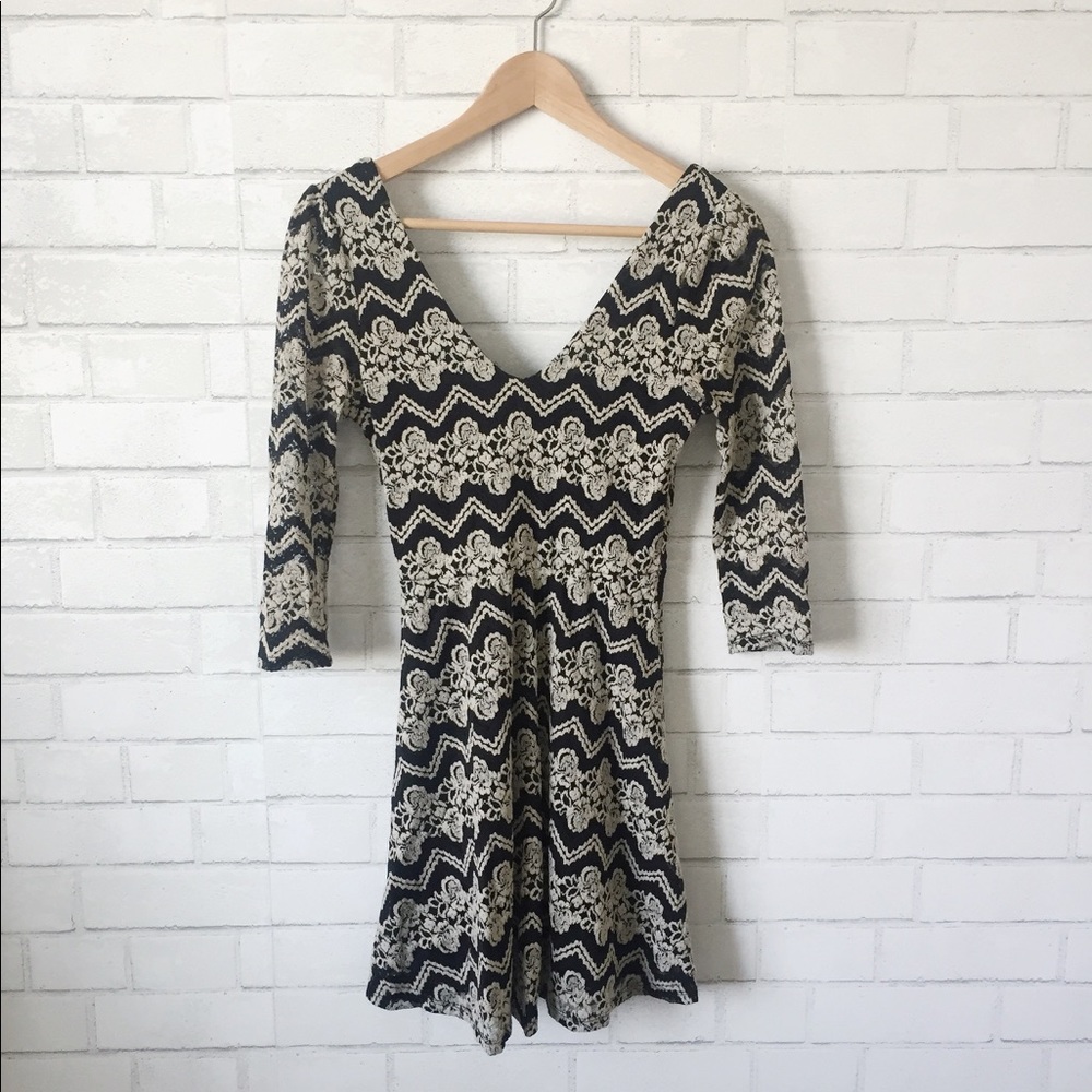 Everly Embroidered Lace Dress