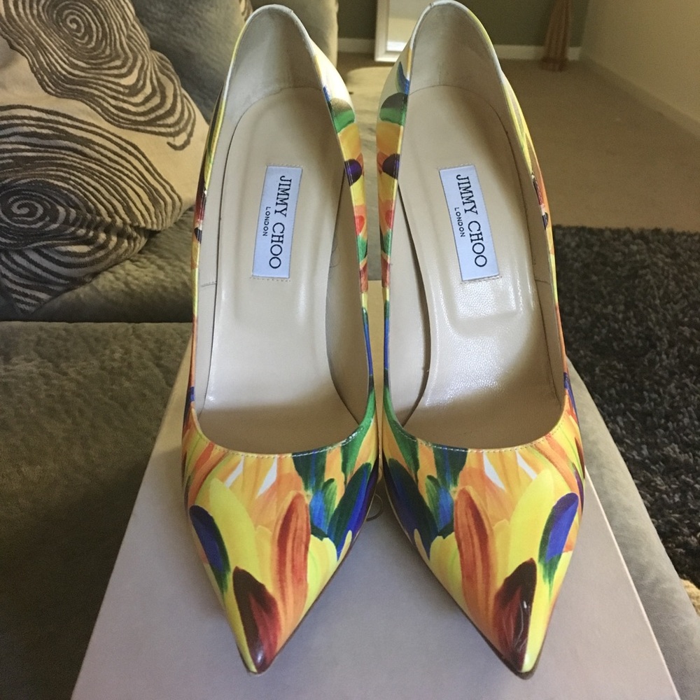 Colorful Jimmy Choo beautiful pumps! Size 42..