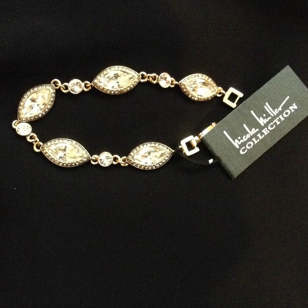 Nicole Miller Collection diamond / gold bracelet