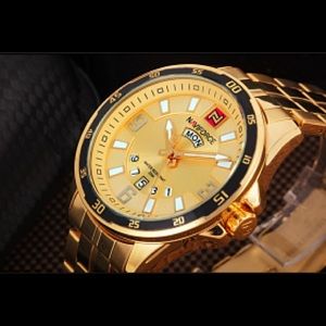 Luxury NAVIFORCE Mens Clock Watch