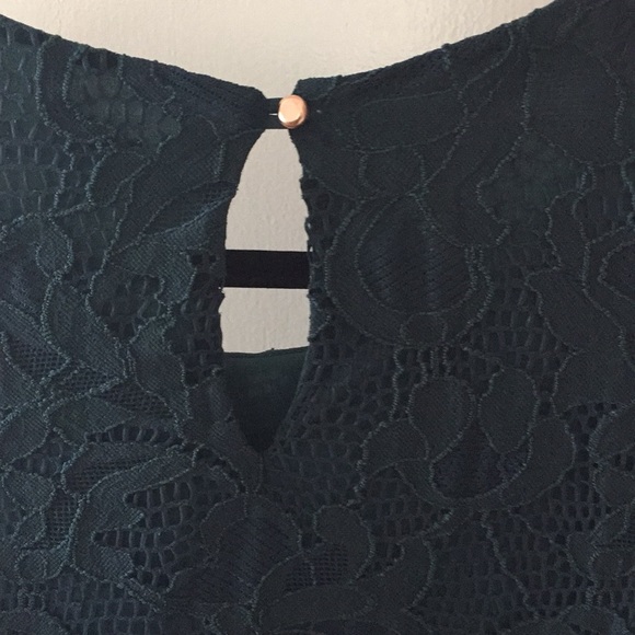 Fit and flare lace dress - forrest green - Picture 2 of 5