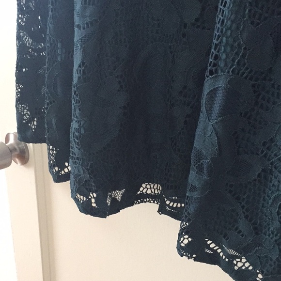 Fit and flare lace dress - forrest green - Picture 5 of 5