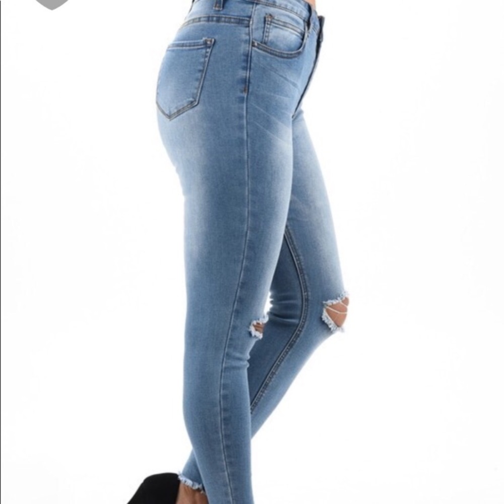 Final price💰2XL only left‼️distressed skinny jean - Picture 3 of 4