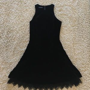 Tahari velvet dress